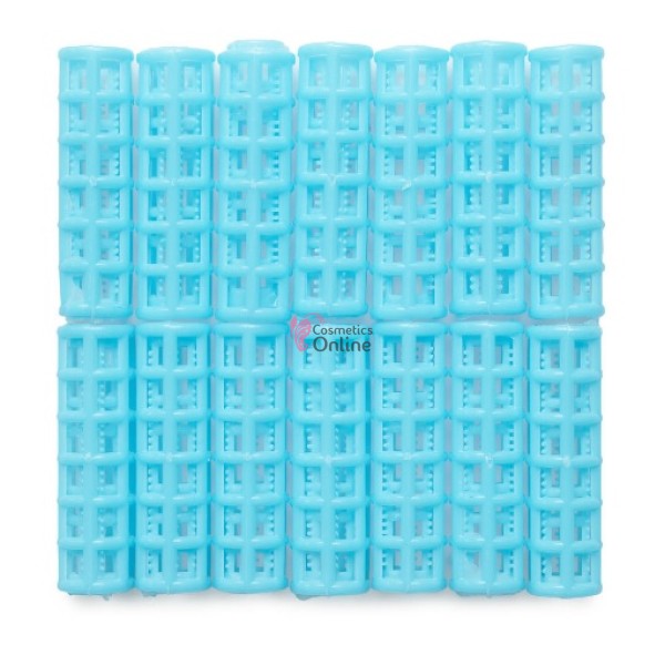 Bigudiuri din plastic mici, set de 14 bucati 1,5cm